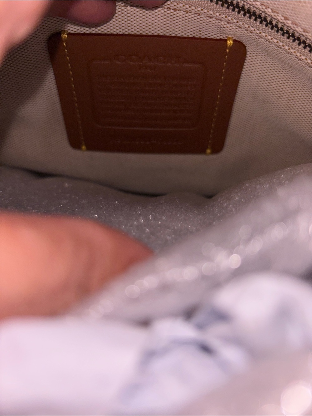 Coach Rogue with snakeskin l! - Picture 7 of 8